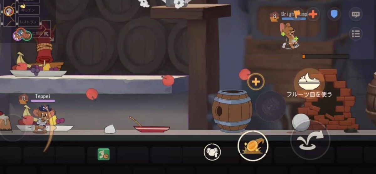 壁を壊して脱出できたら勝利